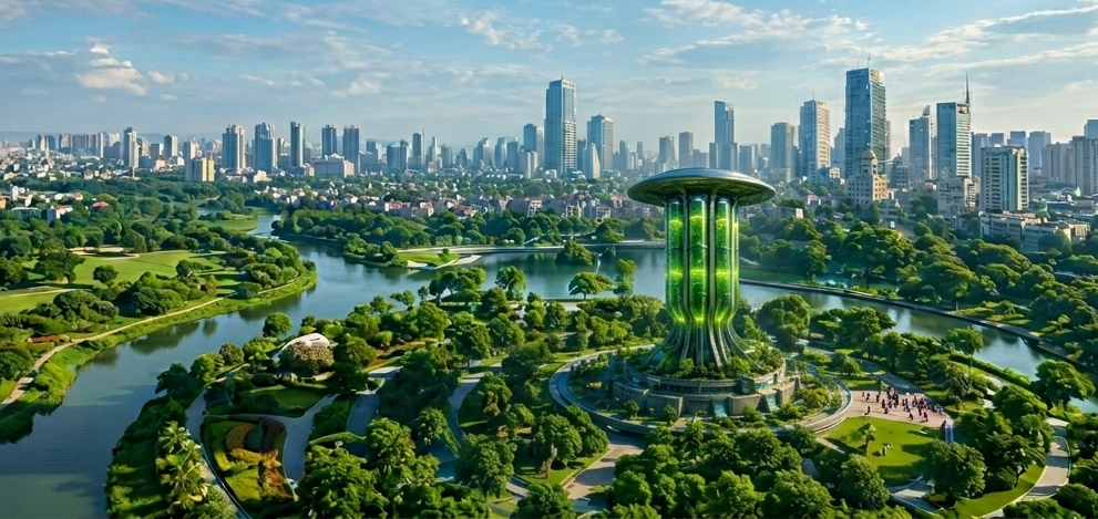 India's Revolutionary Algae Tree: A Futuristic Beacon of Hope in the Fight Against Climate Change