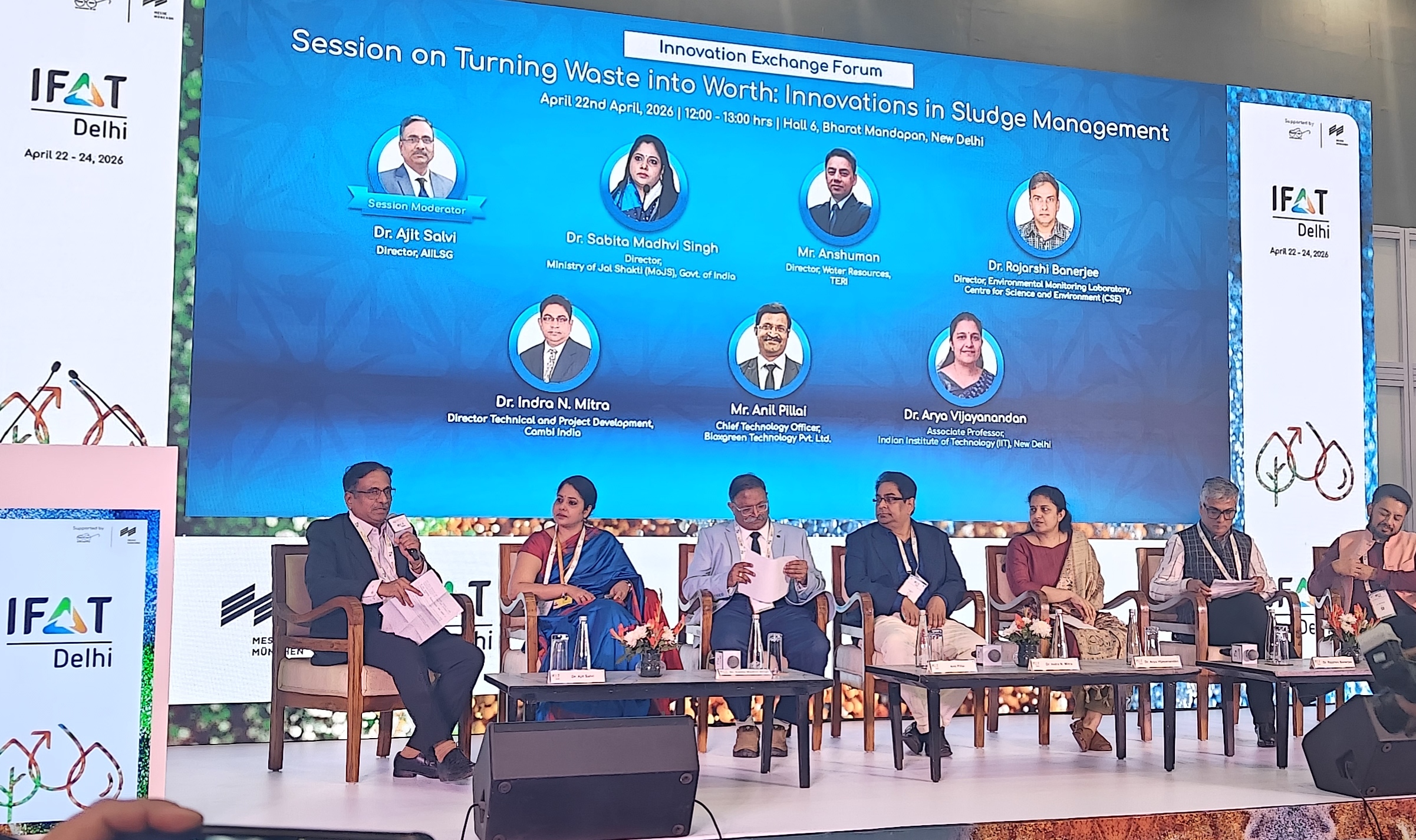 Session 1, Turning Waste into Wealth: Innovations in Sludge Management at IFAT Delhi 2026