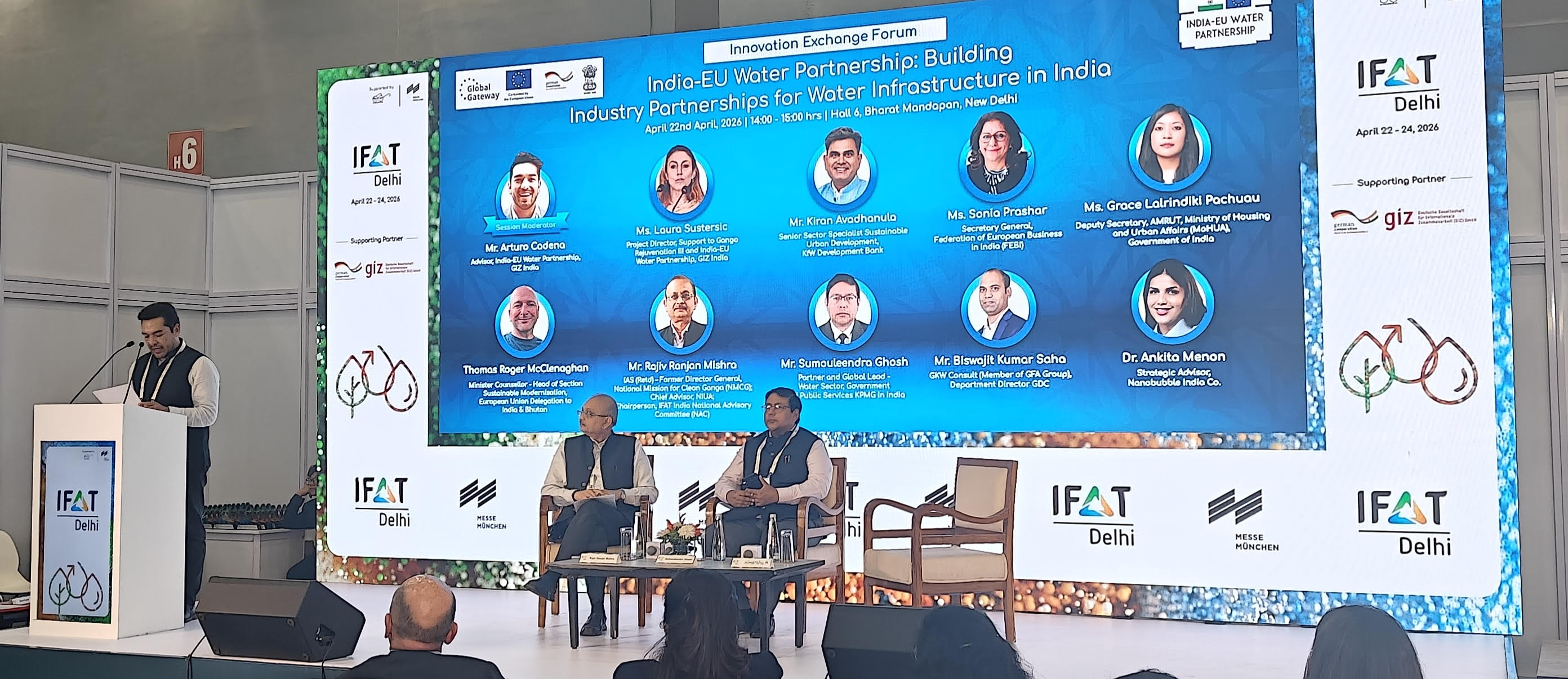 Session 2, The India-EU Water Partnership at IFAT Delhi 2026