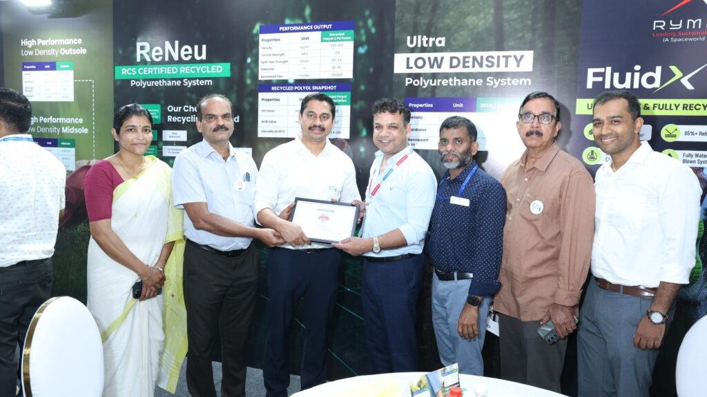 Presenting a supplier rating certificate at Rymbal