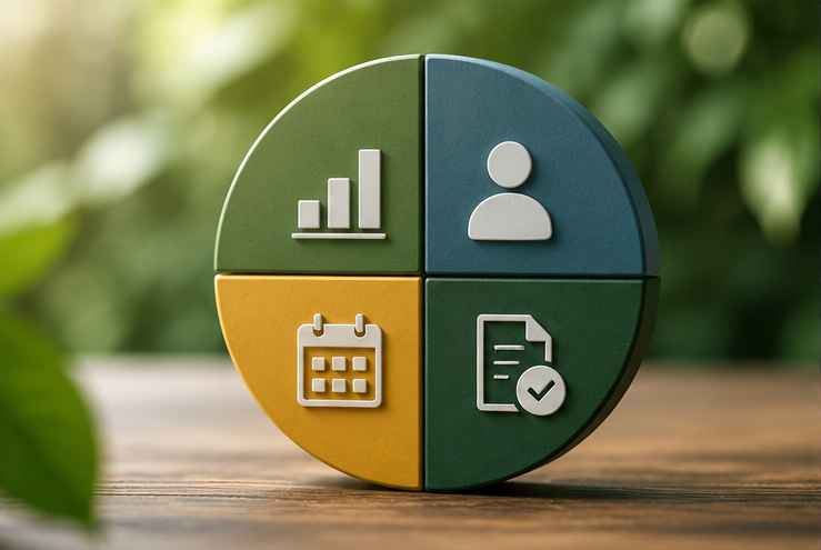 ESG data management 4 pillars